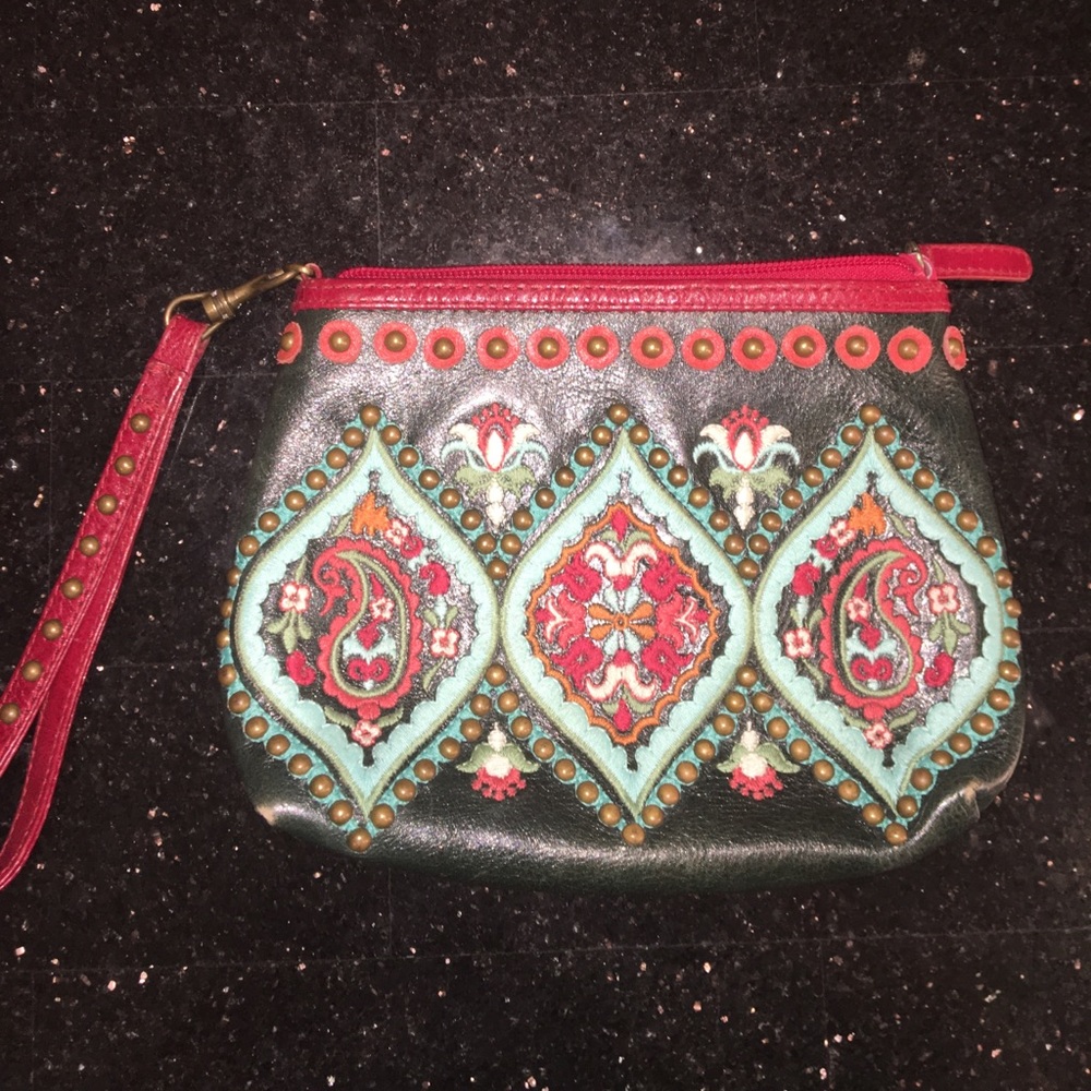 Isabella Fiore artsy little holiday clutch